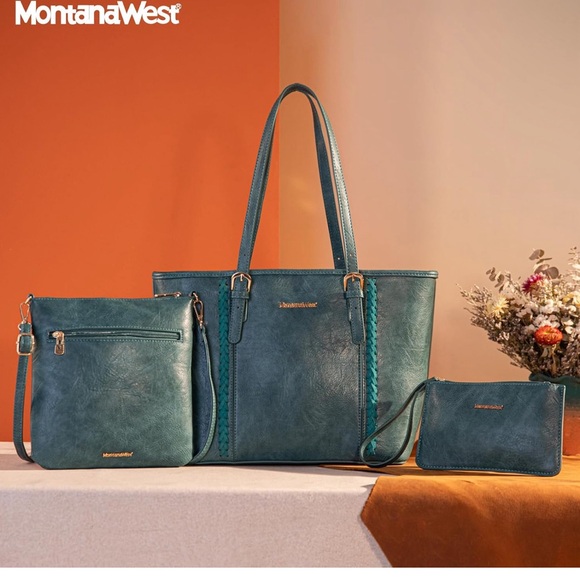 3Pcs Set Satchel Handbags - Picture 2 of 5